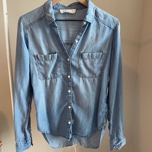 Abercrombie and Fitch Chambray Button Down Shirt